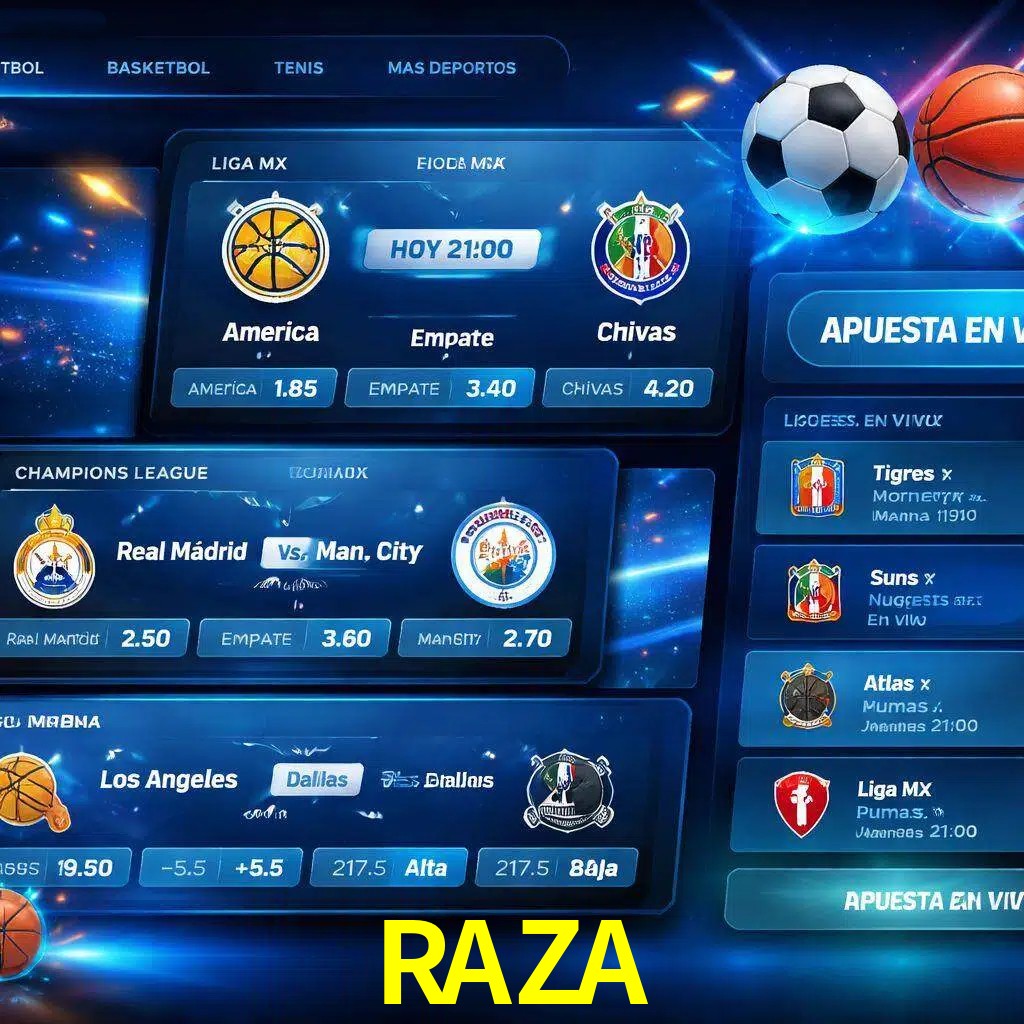 Mercados de apuestas deportivas RAZA para jugadores en México
