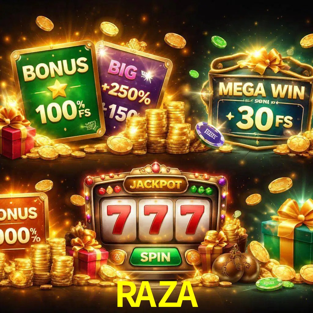 Tipos de bonos RAZA incluyendo recompensas de bienvenida y promociones continuas